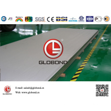 Globond Brushed Stainless Steel Sheet 038